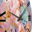 Horloge murale délicate et florale-93383887