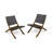 FOLDABLE CHAIR SET OF 2