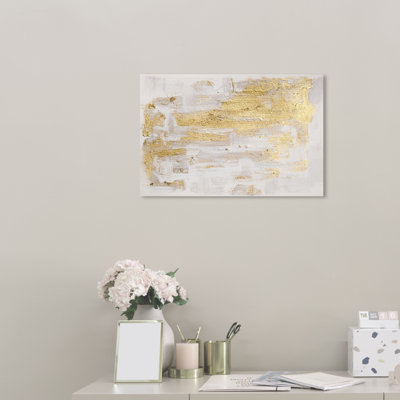 " Abstract Gold Pure Love Paint "