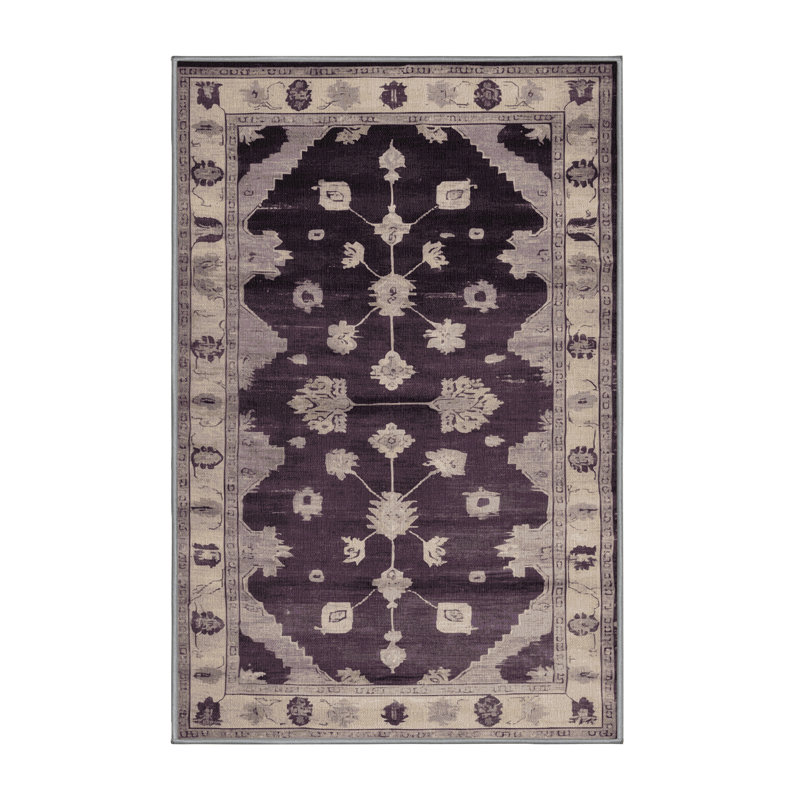 Tapis brun lavable à la machine, Rectangulaire 2 pi x 3 pi