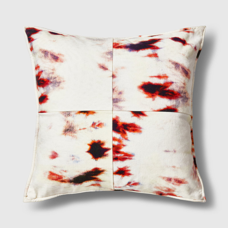 Cotton Reversible Throw Pillow