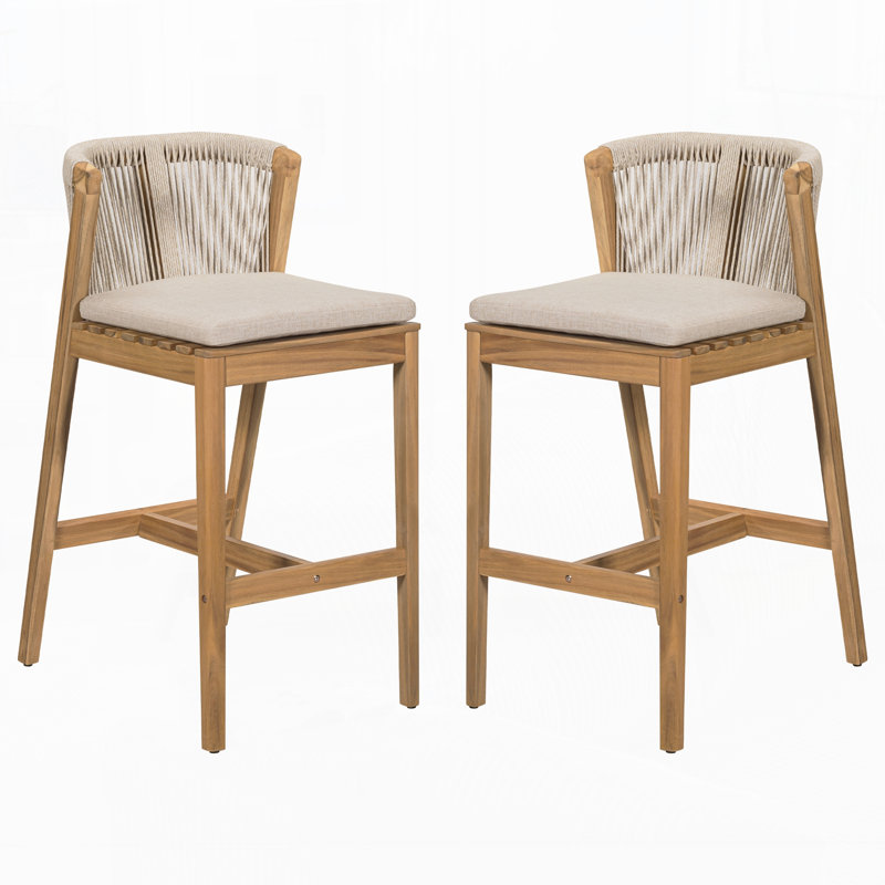 Tabourets d'extérieur, ensemble de 2