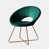 Velours vert