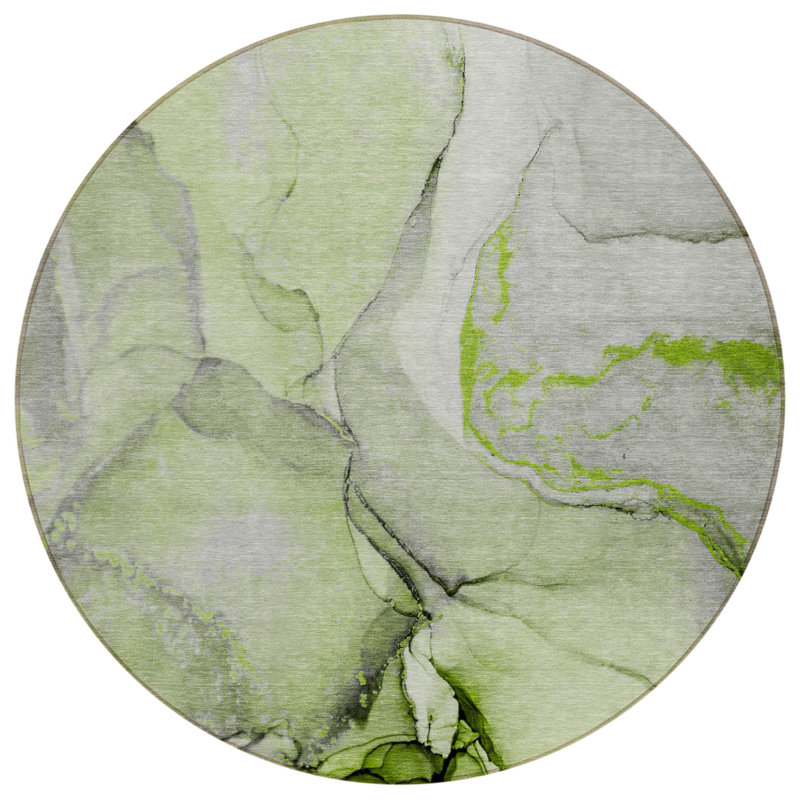 Tapis extérieur rond rond 8 po