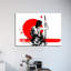 Cortesi Home «Trash Polka- Femelle Samurai» par Nicklas Gustafsson, art mural sur toile-16008008