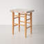 Kazbah Backless Leather Counter Stool-987681245