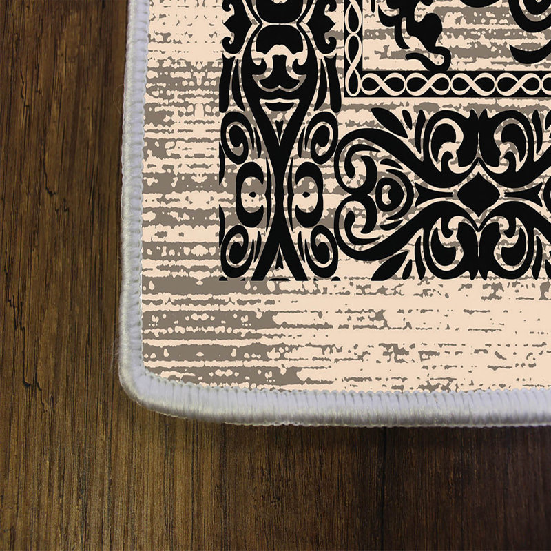 Elegant Hall Carpet, 31.5 x 78.7 inches | 100% Polyester, 0.4 inch Pile Height | Antibacterial, Non-Slip PVC Felt Dot Underside | Machine Washable, Durable Woven Design | Perfect for Entryways & Living Spaces