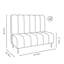 Banc rembourré en velours-1346299372