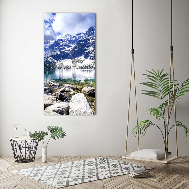 Sea Eye Of The Tatra Mountains - Wrapped Canvas Print