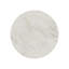 Table basse ronde Adelyte avec plateau et base en faux marbre blanc brun foncé