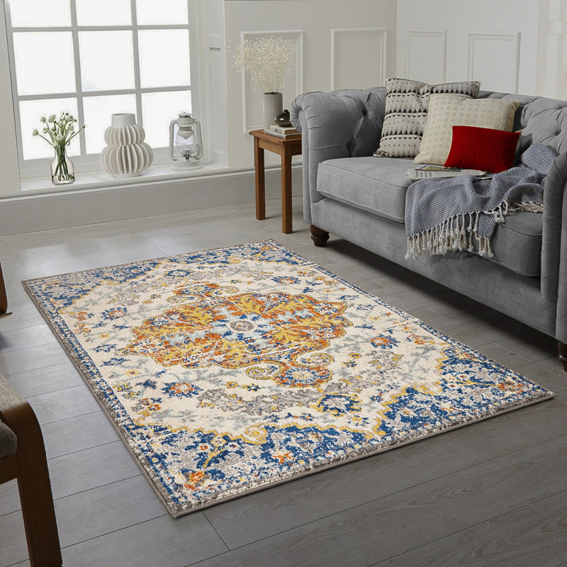 Bonalyn Floral Area Rug, Rectangle 120 x 170cm