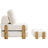 4-in-1 Convertible Sofa Chair with Ottoman, Folding Sleeper Chair, Upholstered Lounge Chair & Single Bed for Living Room, Bedroom & Small Spaces-1374533363