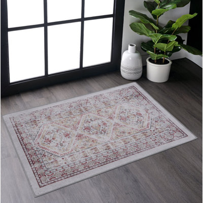 Tapis beige lavable 2 pi x 3 pi (beige, 2 pi x 3 pi)