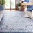 Ziebarth 147 M/W S/R Area Rug In Light Blue / Navy-1040716311