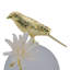 Statuaire oiseau en métal 7 po 7 po