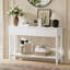 Console avec 3 tiroirs et tablette Valdemara-812042574