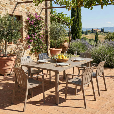 6 - Person Patio Dining Set with Rectangular Table