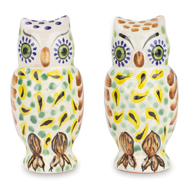 Ensemble de sel et poivre pour oiseaux à épices hibou Balestra