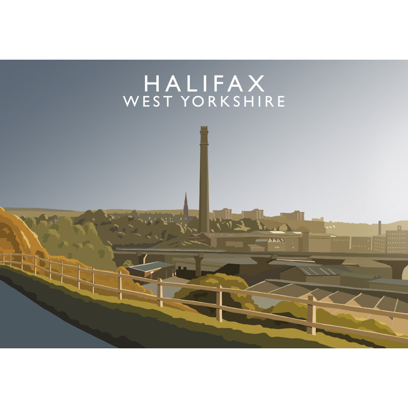 Halifax by Richard O'Neil - Print, 40 cm H x 50 cm W x 1 cm D, No Frame
