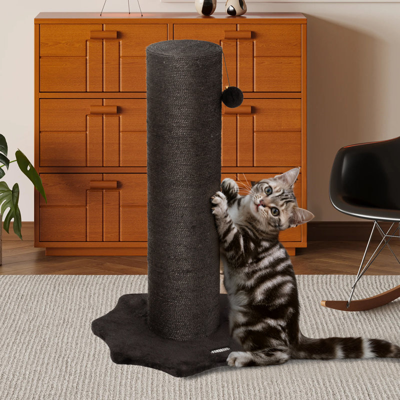   Grattoir pour chat de 7,5 po Gotlind, poteau à griffer en corde de sisal