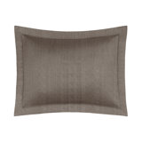 Zebra Chevron 100% Linen Sham