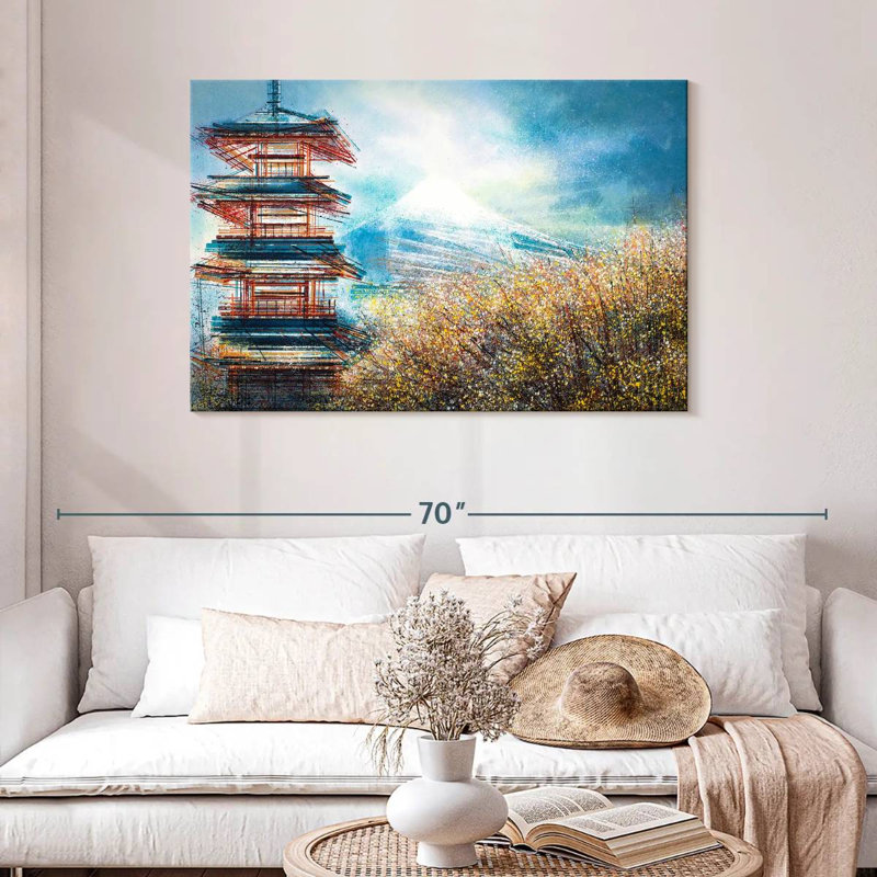 Adella Japan - Mount Fuji In Autumn, 30" H x 45" W