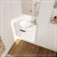 Meuble-lavabo à fermeture en douceur avec lavabo