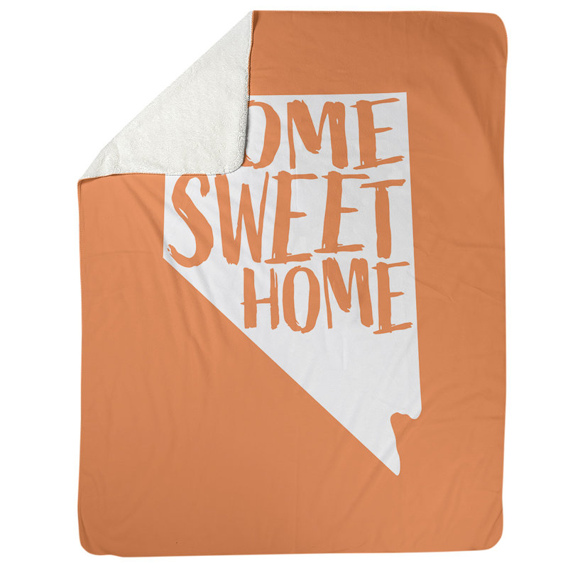 Jeté polaire nevada doux, l 52,5 po x L 62,5 po, Orange