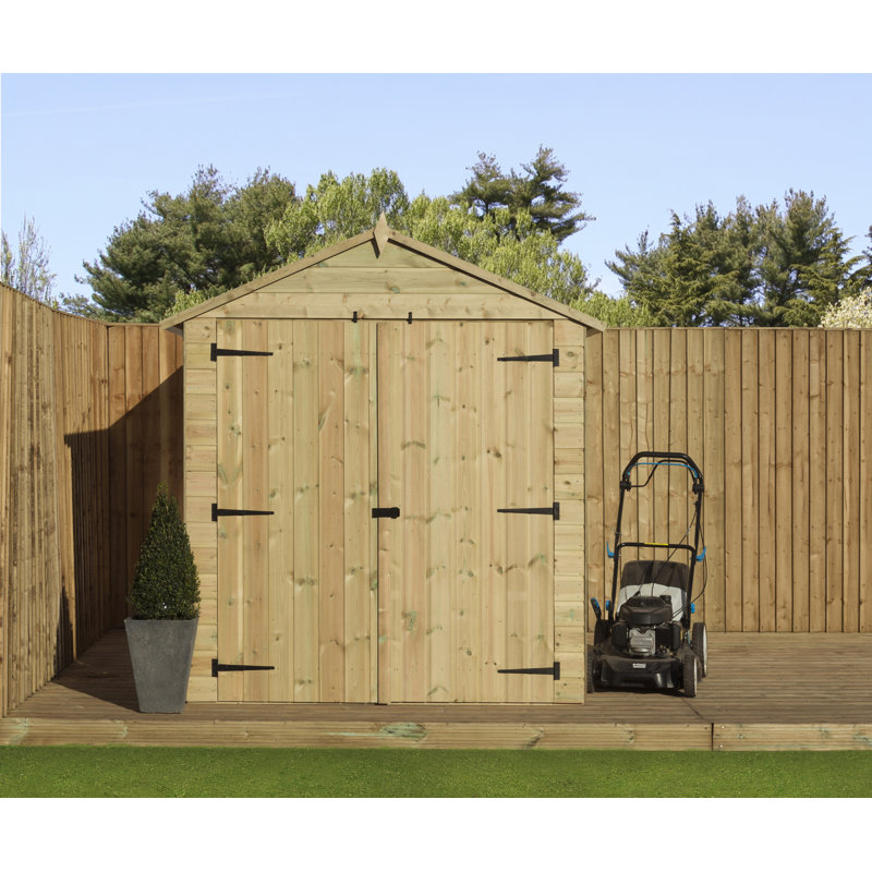 Premier Apex 6 Ft. W x 12 Ft. D Shiplap Wooden Shed