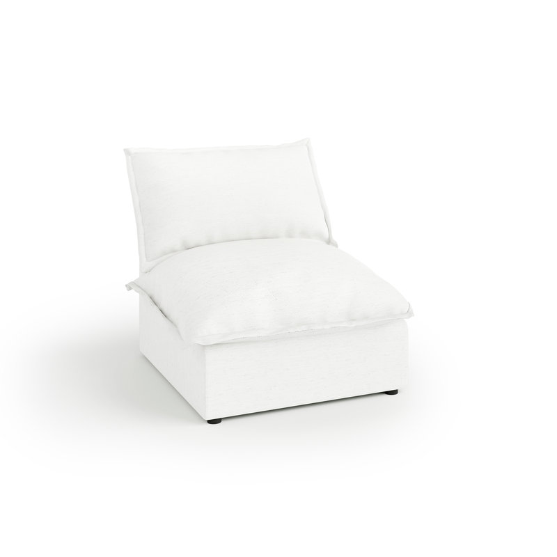 Canapé modulaire modulaire, Blanc