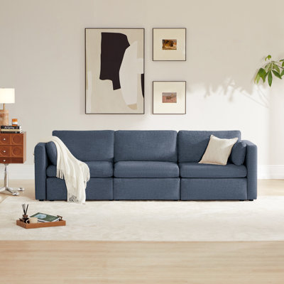 Winfree 3- Piece 112.6" Upholstered Modular Sofa