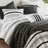 7 Piece Stripe Comforter and Quilt Set-Full/Queen