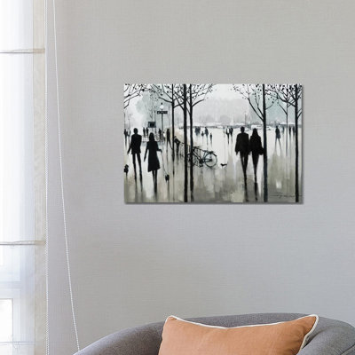 Morning Paris by E.A. Orme - Wrapped Canvas Print