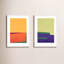 Sahara & Kalahari. Set Of 2 Print by Lee Lessem-2084754359-2084754356