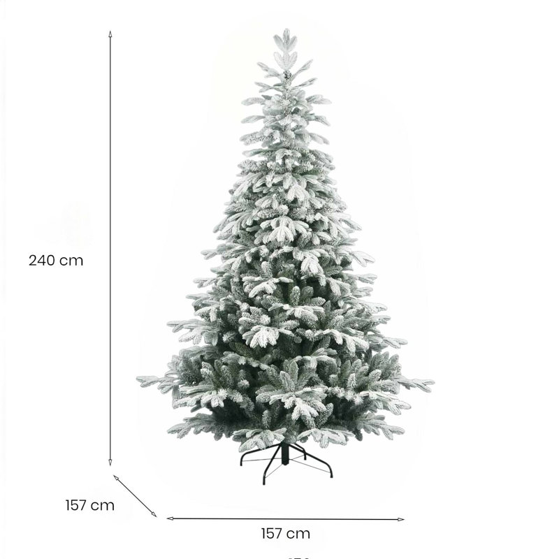 Artificial Pine Christmas Tree, 7.8'