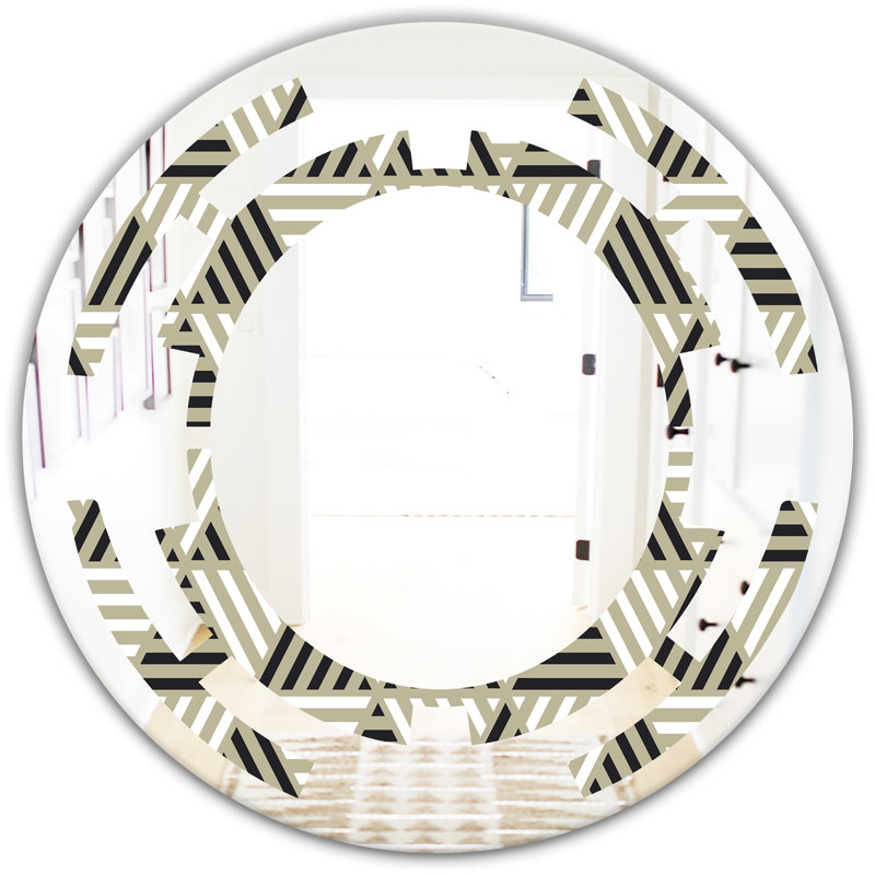 Miroir mural Space Triangular Design, H 31,5 po x l po