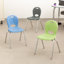 Chaises de classe empilables en plastique avec sièges profilés Structure Series-1418158604-1417962284