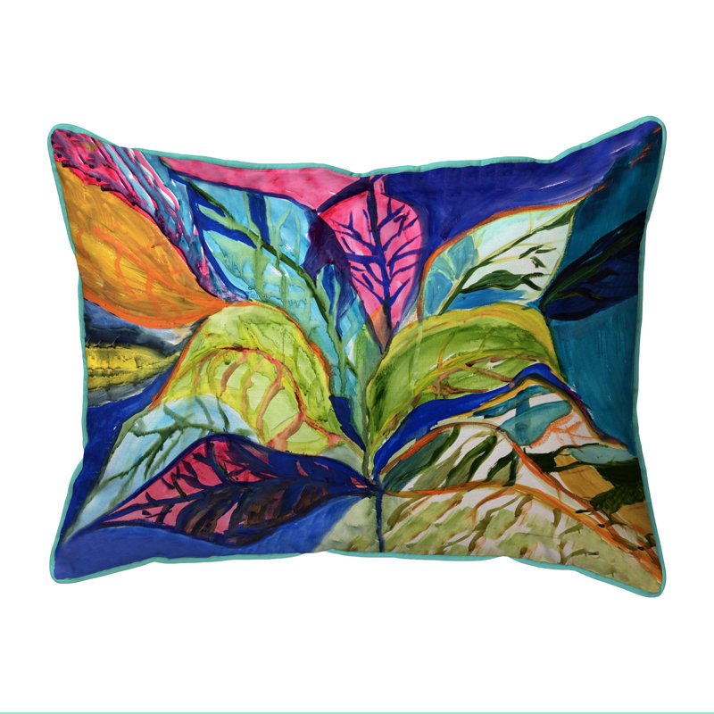 Coussin intérieur / extérieur Summer Leaves, 16 po x 20 po