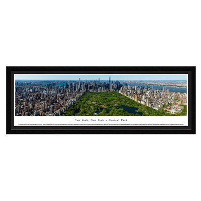 Impression panoramique de New York, Central Park