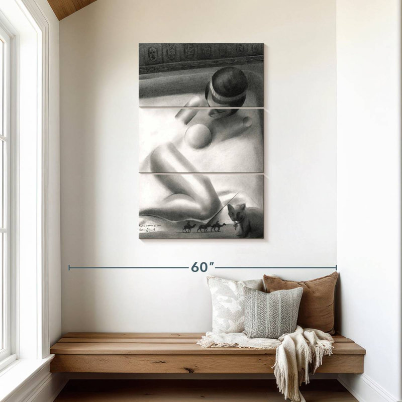 Leisha Bathing Cleopatra, 45" H x 28" W