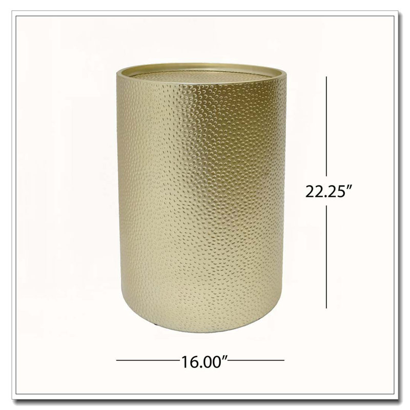 Table d'appoint en métal