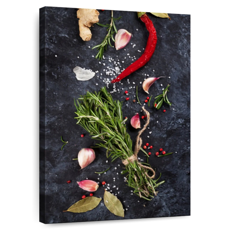 Yarlin Fresh Herbs Plating, 45" H x 30" W