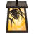 14" Wide Pine Branch Left Wall Sconce