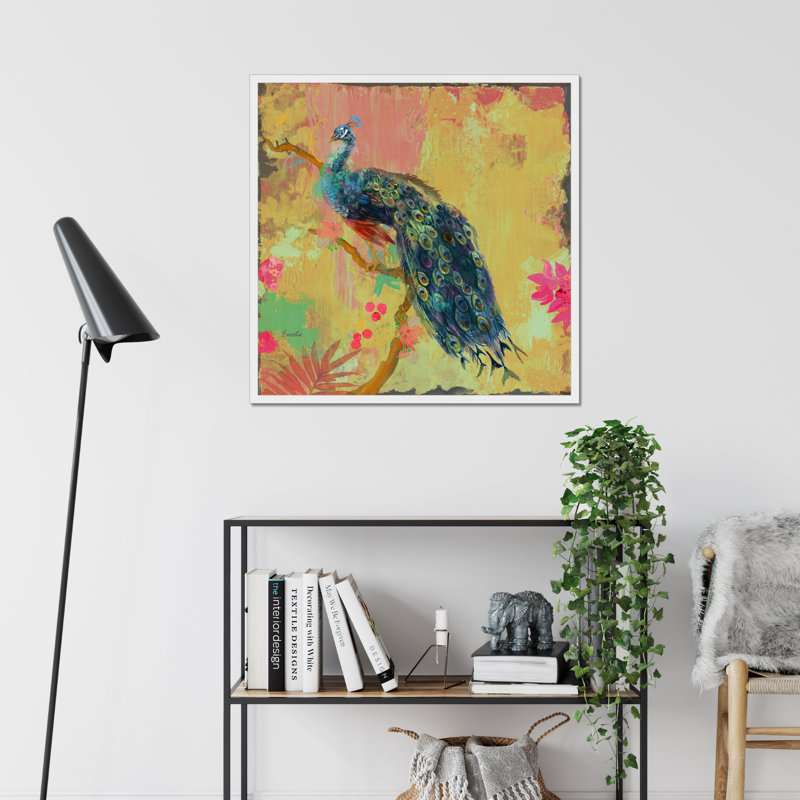 Animal Utopia IV by Evelia Designs - Painting, White Framed Paper Print, 95cm H x 95cm W