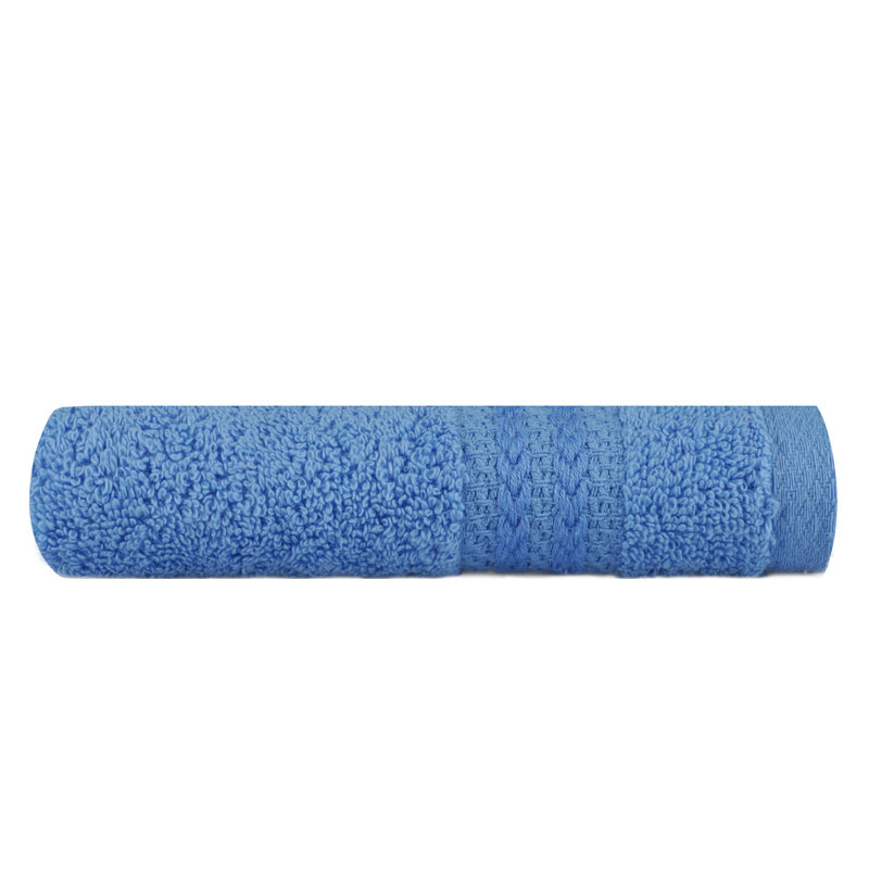 100% Cotton Wash Towel, Blue, 11.8 x 19.7 inches | 500 g/m² | Machine Washable at 104°F | Soft, Absorbent, Perfect for Home & Travel | Ideal for Bath, Gym, Spa, and Everyday Use, Durable and Luxurious Feel