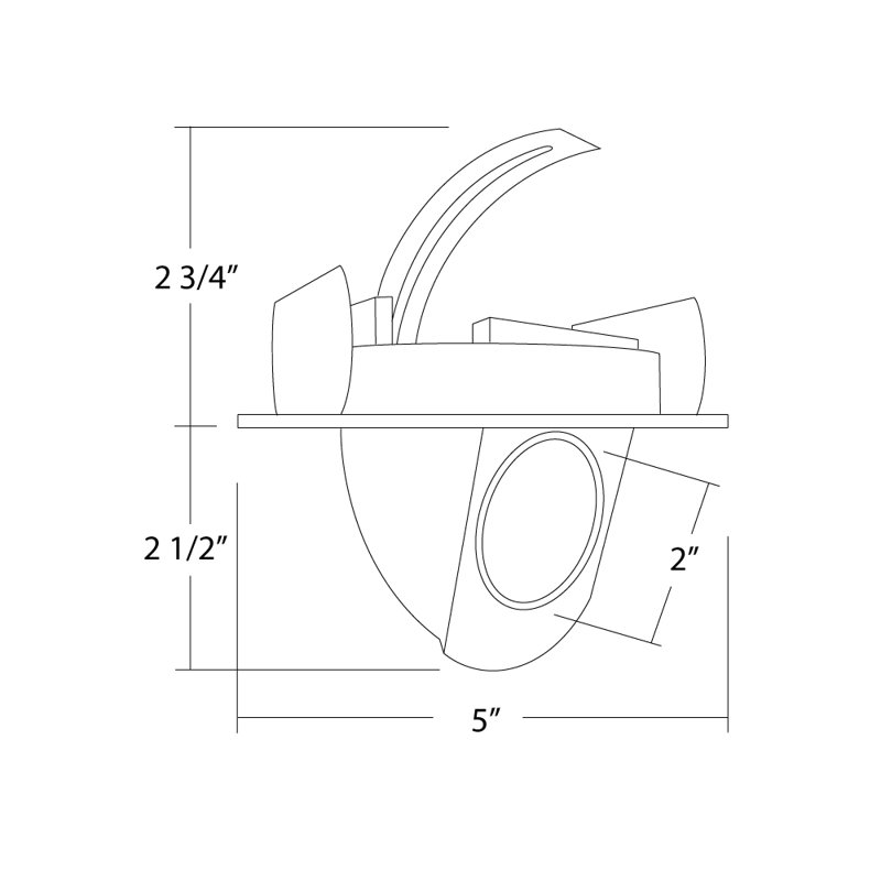 Ensemble d’éclairage encastré 5"