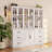  Bookcase Cabinet With Glass Doors And Large Storage Drawers-1141246818-1172613084