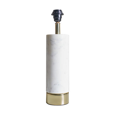 Abelhard 42Cm White Table Lamp Base