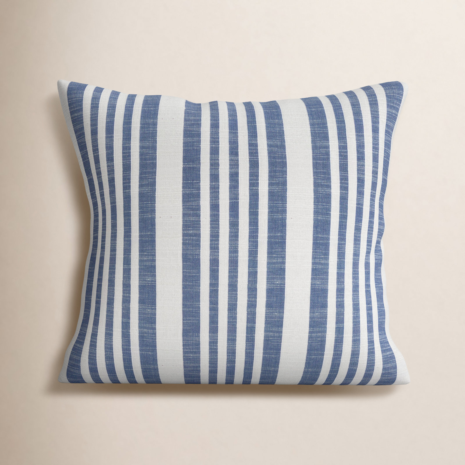 Elwen 20" x 20" Cotton Pillow Cover & Insert, French Blue