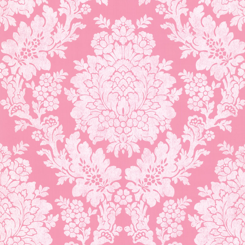 Denslowe Damask Roll, Pink